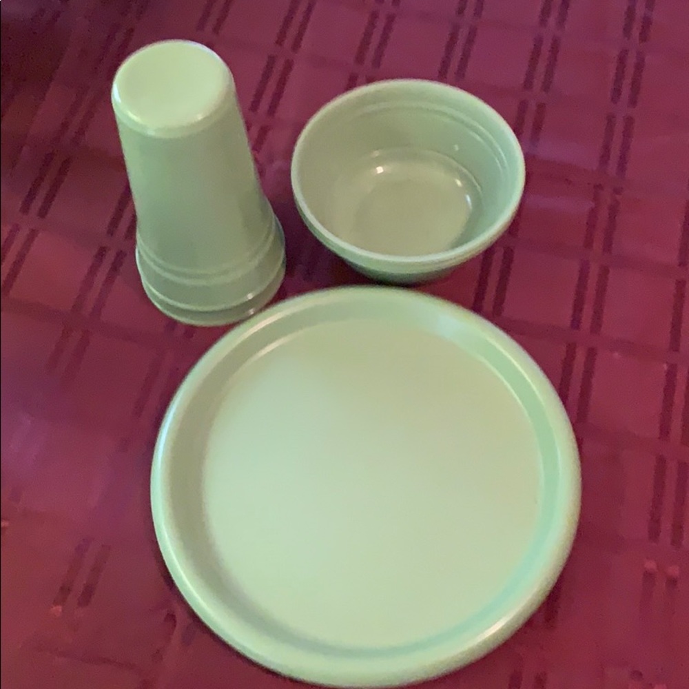 Complete outdoor dinnerware set - Picture 8 of 9